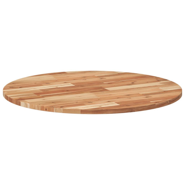 Tablero de mesa redondo madera maciza de acacia Ø80x2 cm M 5