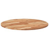 Tablero de mesa redondo madera maciza de acacia Ø80x2 cm 5