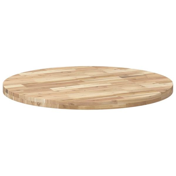 Tablero de mesa redondo madera maciza de acacia Ø90x4 cm M 5