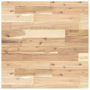 Tablero de mesa cuadrado madera maciza acacia 60x60x4 cm H