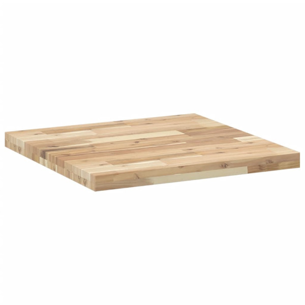 Tablero de mesa cuadrado madera maciza acacia 60x60x4 cm M 5