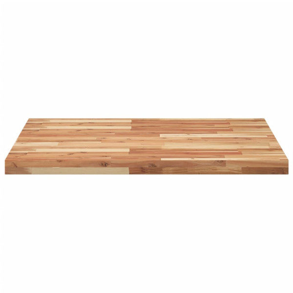 Tablero de mesa cuadrado madera maciza acacia 80x80x4 cm M 4
