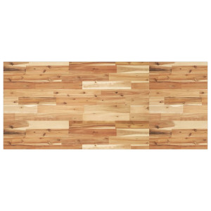 Tablero de mesa rectangular madera maciza acacia 140x60x2 cm H