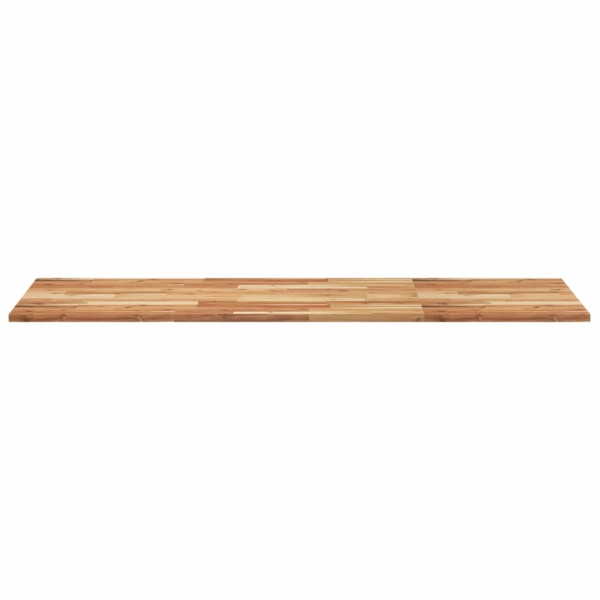 Tablero de mesa rectangular madera maciza acacia 140x60x2 cm M 4