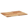 Tablero de mesa rectangular madera maciza acacia 100x60x2 cm 5