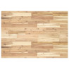 Tablero de mesa rectangular madera maciza de acacia 100x70x2 cm 2