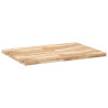 Tablero de mesa rectangular madera maciza acacia 120x70x4 cm 5
