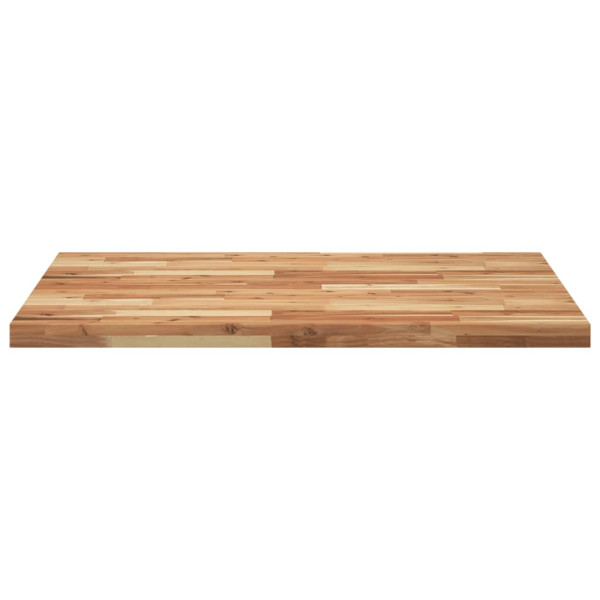 Tablero de mesa rectangular madera maciza acacia 100x80x4 cm M 4