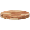 Tablero de mesa redondo madera maciza de acacia Ø40x4 cm 5