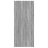 Aparador de madera de ingeniería gris Sonoma 80x42.5x185 cm 4