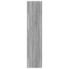 Aparador de madera de ingeniería gris Sonoma 80x42.5x185 cm 5