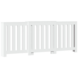 Cobertura de radiador 205x21.5x83.5 cm derivados madeira branco H