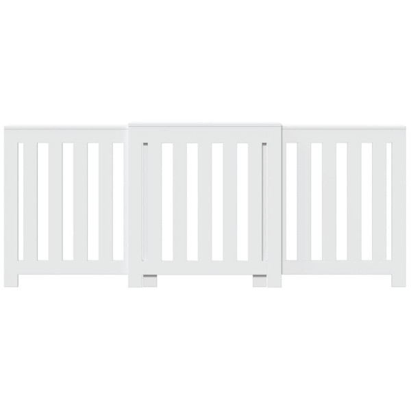 Cobertura de radiador 205x21.5x83.5 cm derivados madeira branco M 3