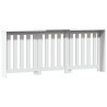 Cobertura de radiador 205x21.5x83.5 cm derivados madeira branco 5