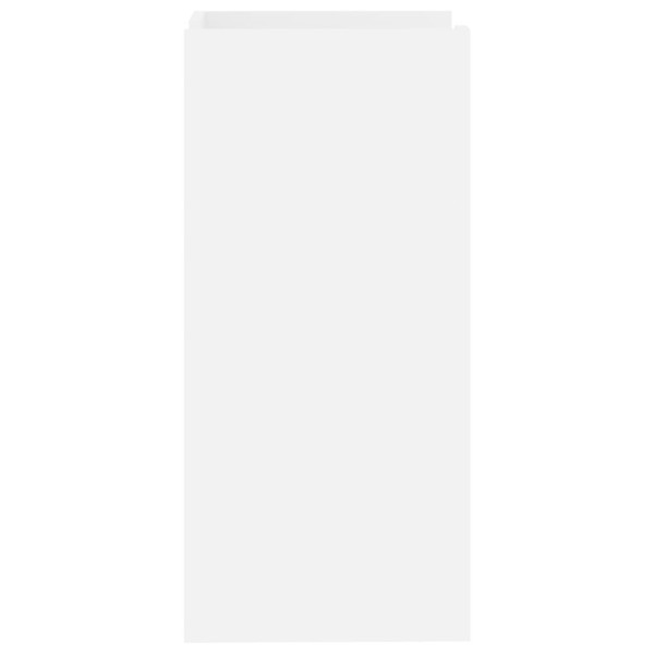 Aparador de madera de ingeniería blanco 45x35x75 cm M 5