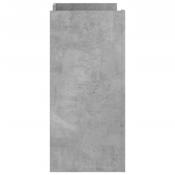 Aparador de madera contrachapada gris hormigón 73.5x35x75 cm M 5