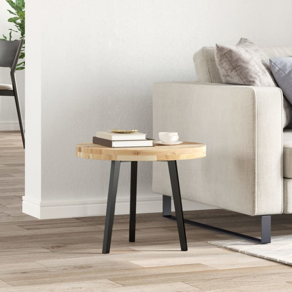 Tablero de mesa redondo madera maciza de acacia Ø50x4 cm M 3