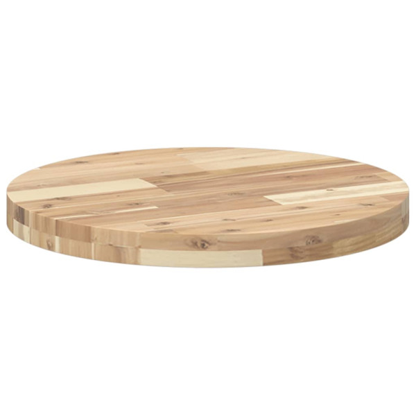 Tablero de mesa redondo madera maciza de acacia Ø50x4 cm M 5