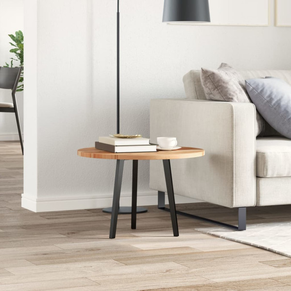 Tablero de mesa redondo madera maciza de acacia Ø60x2 cm M 3