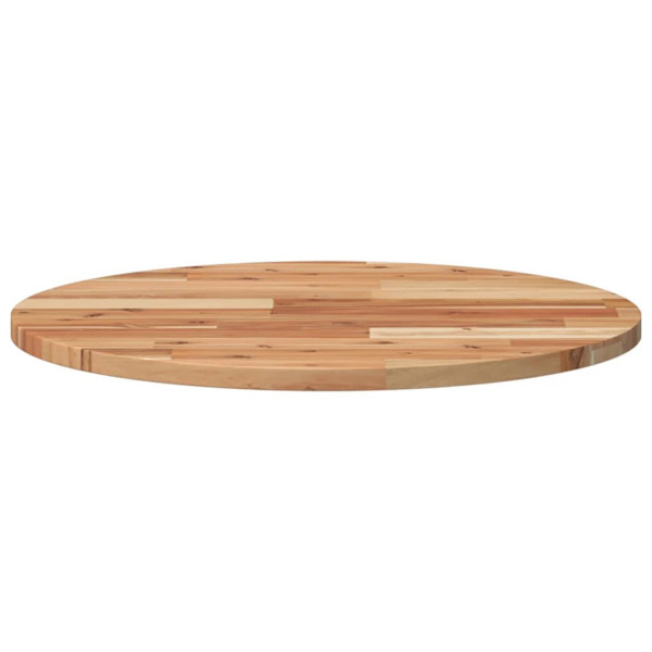 Tablero de mesa redondo madera maciza de acacia Ø60x2 cm M 4