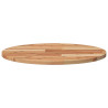 Tablero de mesa redondo madera maciza de acacia Ø60x2 cm 4