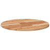 Tablero de mesa redondo madera maciza de acacia Ø60x2 cm 5