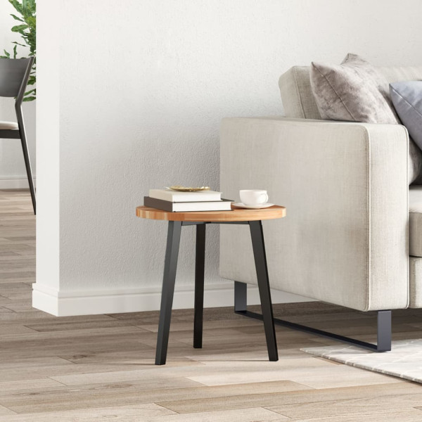 Tablero de mesa redondo madera maciza de acacia Ø40x2 cm M 3