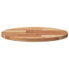 Tablero de mesa redondo madera maciza de acacia Ø40x2 cm 4