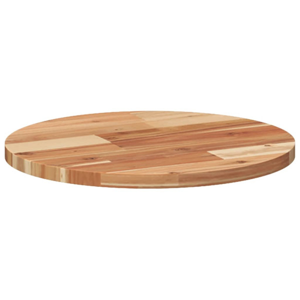 Tablero de mesa redondo madera maciza de acacia Ø40x2 cm M 5