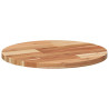 Tablero de mesa redondo madera maciza de acacia Ø40x2 cm 5