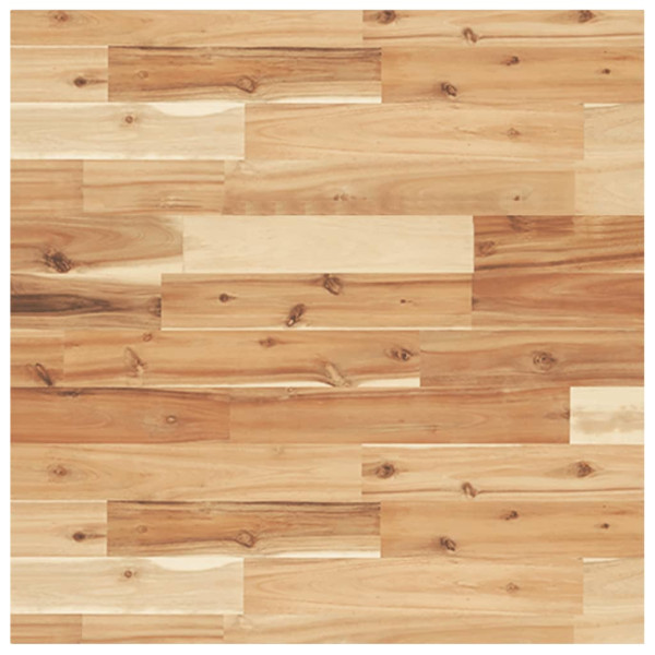 Tablero de mesa cuadrado madera maciza acacia 60x60x4 cm M 2