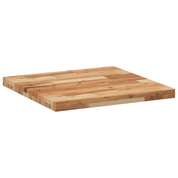 Tablero de mesa cuadrado madera maciza acacia 60x60x4 cm M 5