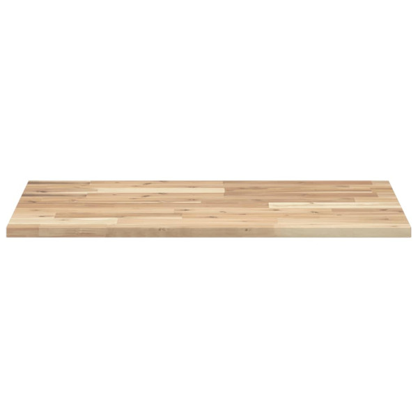 Tablero de mesa rectangular madera maciza acacia 80x50x2 cm M 4