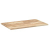Tablero de mesa rectangular madera maciza acacia 80x50x2 cm 5