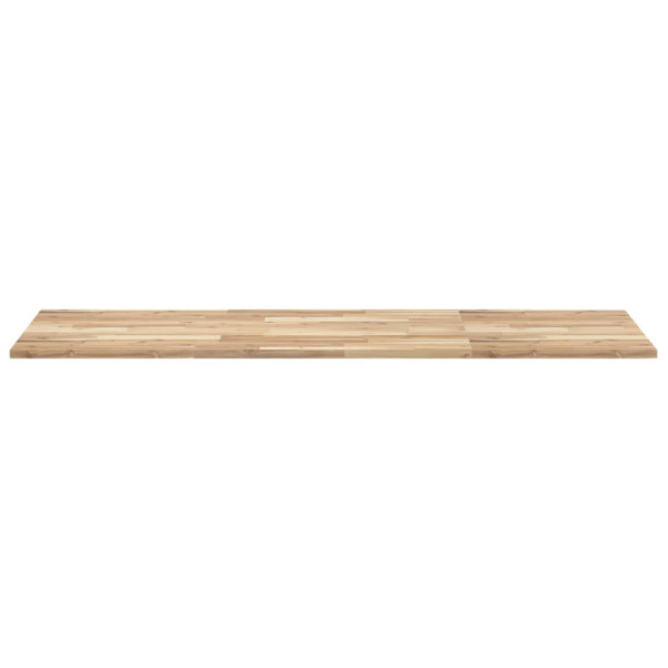 Tablero de mesa rectangular madera maciza acacia 120x60x2 cm M 4