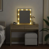 Toucador com LEDs 100x40x130 cm carvalho sonoma 3