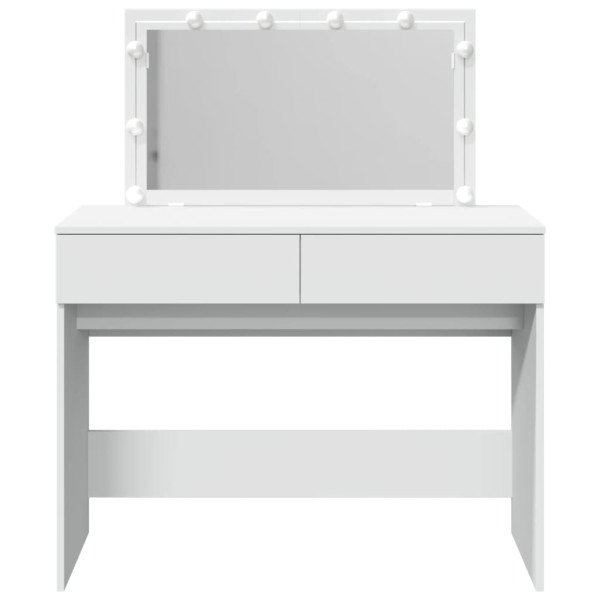 Toucador com LEDs 100x40x120 cm branco M 5