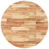 Tablero de mesa redondo madera maciza de acacia Ø90x4 cm 2