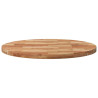 Tablero de mesa redondo madera maciza de acacia Ø90x4 cm 4