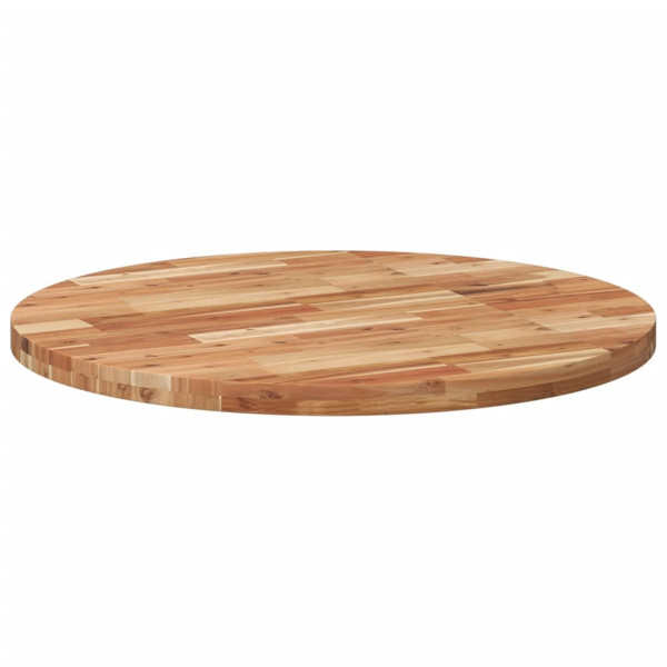 Tablero de mesa redondo madera maciza de acacia Ø90x4 cm M 5