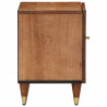 Mesitas de noche 2 uds madera maciza de mango 40x33x46 cm 4