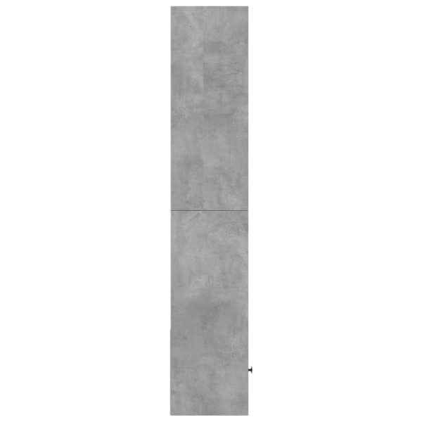 Estantería de madera de ingeniería gris hormigón 40x36x189 cm M 4