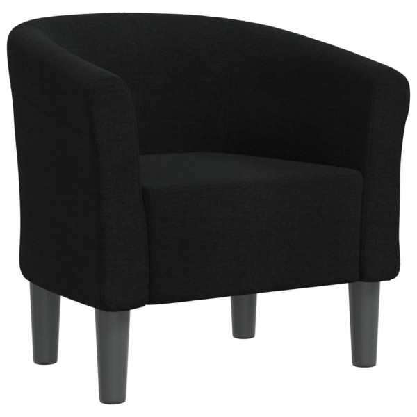 Sillón de tela negra M 2