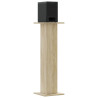 Soportes altavoces 2 uds madera roble Sonoma 30x30x95 cm 3