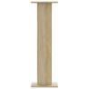 Soportes altavoces 2 uds madera roble Sonoma 30x30x95 cm 5