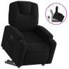 Sillón reclinable elevable tela negro 2