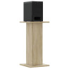 Soportes altavoces 2 uds madera roble Sonoma 30x30x60 cm 3