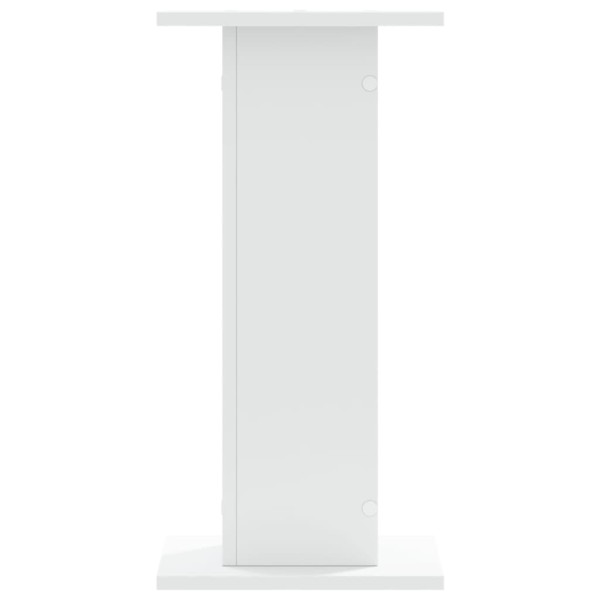 Suportes de colunas 2 pcs 30x30x60 cm derivados madeira branco M 4