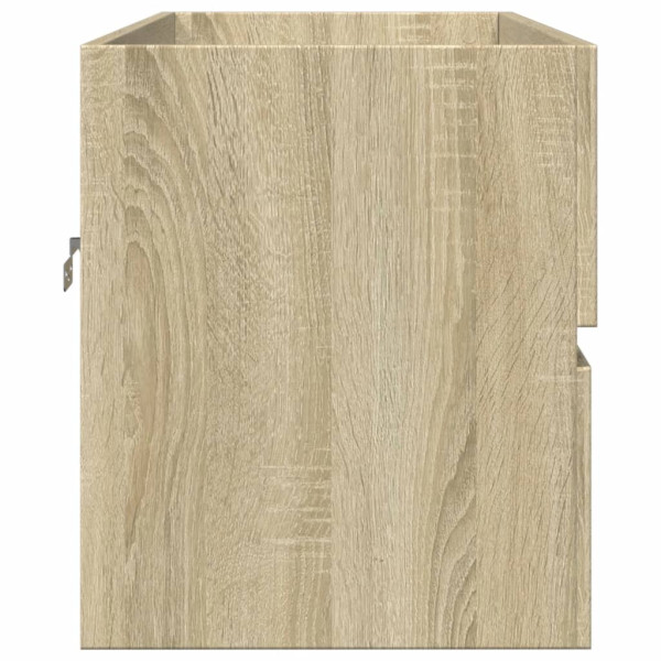 Armario lavabo madera contrachapada roble Sonoma 90x38.5x45 cm M 5