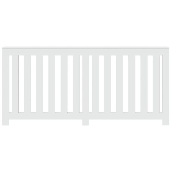 Cubierta de radiador madera de ingeniería blanco 175x20x82 cm M 3